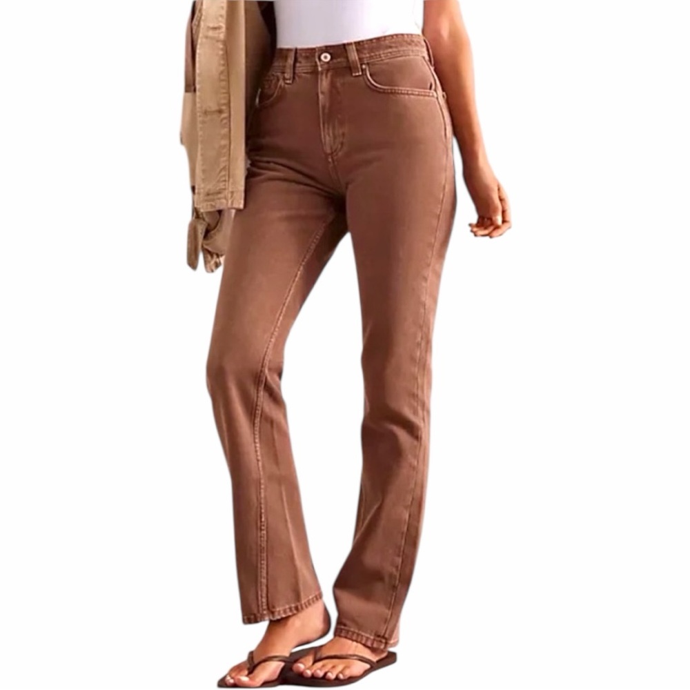 NEW FREE PEOPLE WE THE FREE Xena Slim Straight Jeans Size 26/2